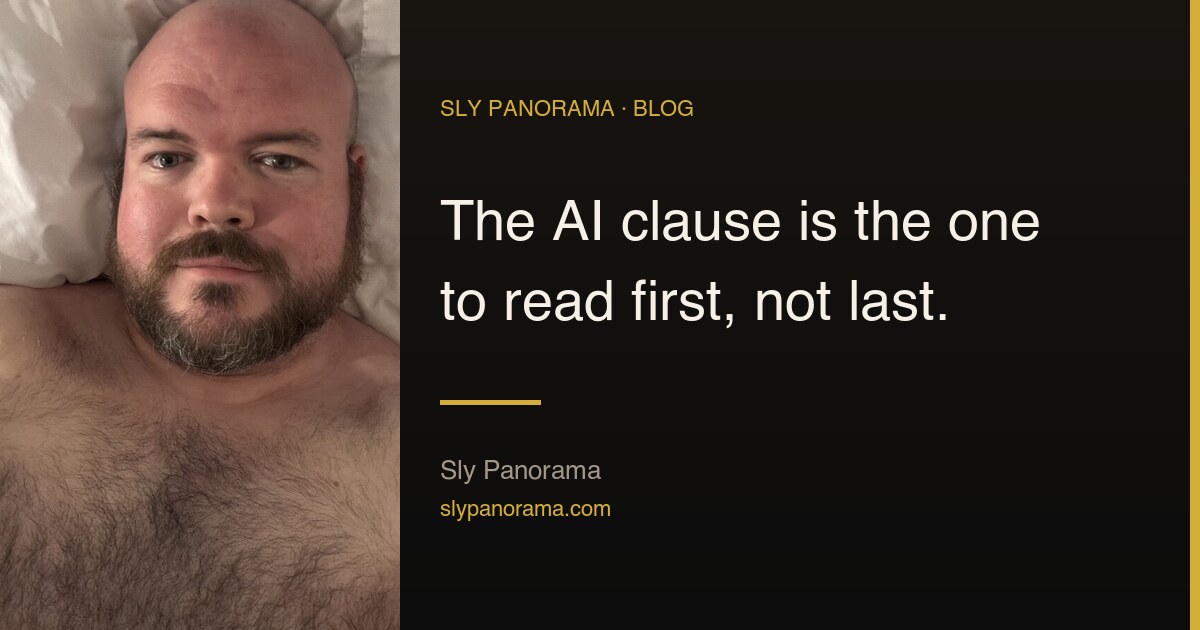 The AI clause in your next contract is the one to read first