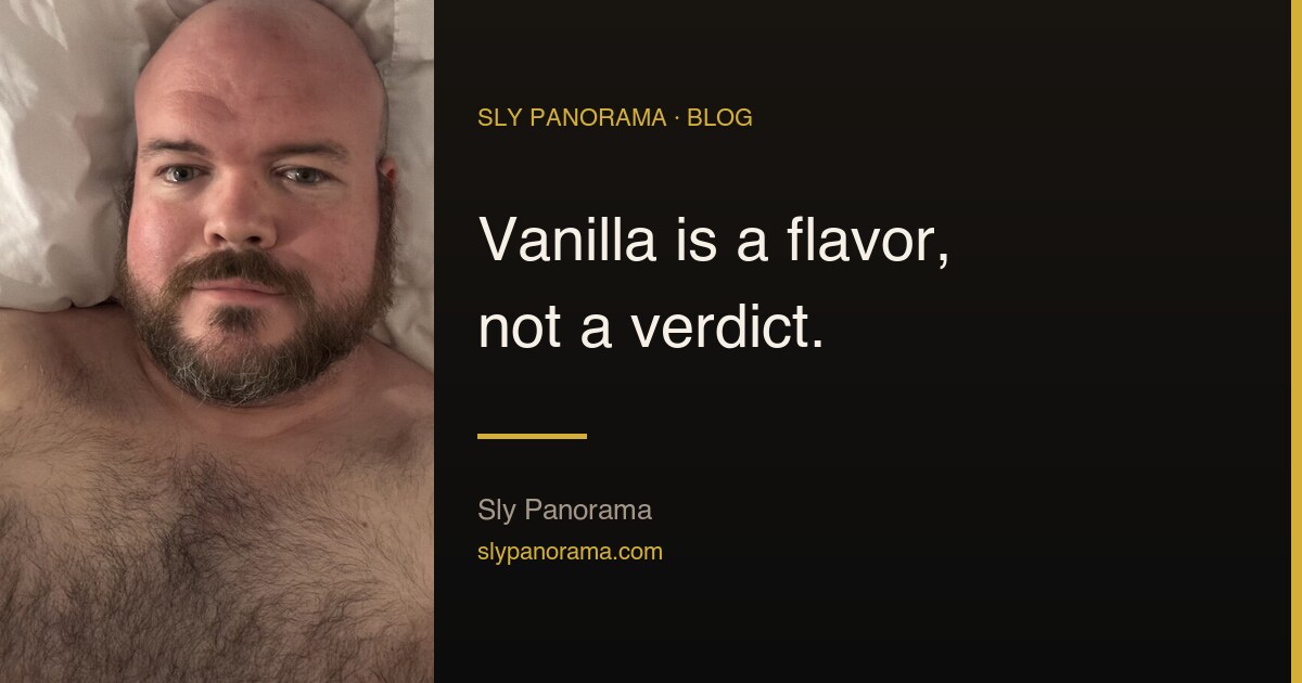 What "vanilla" actually means now